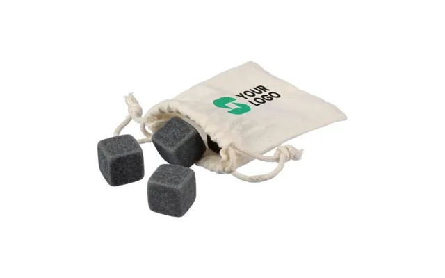 Promotional Stone Ice Cubes Set Jens Khaki Branded With Your Logo