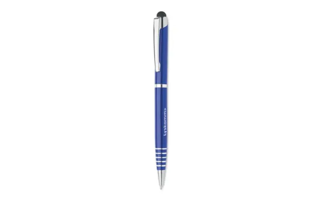 Promotional Stylus Ball Pen Blue Custom Branded Merch With Logo For Bulk Corporate Gifts