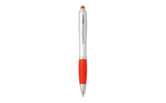 Promotional Stylus Ball Pen - Blue Ink Red Custom Branded Merch With Logo For Bulk Corporate Gifts