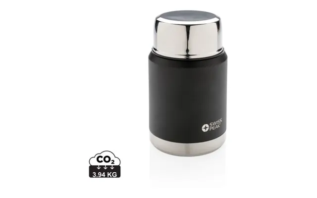 Promotional Swiss Peak Elite Copper Vacuum Food Container Black Branded With Your Logo