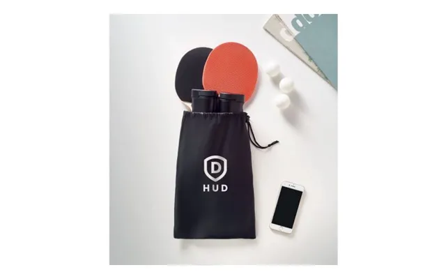 Promotional Table Tennis Set Black Custom Branded Merch With Logo For Bulk Corporate Gifts
