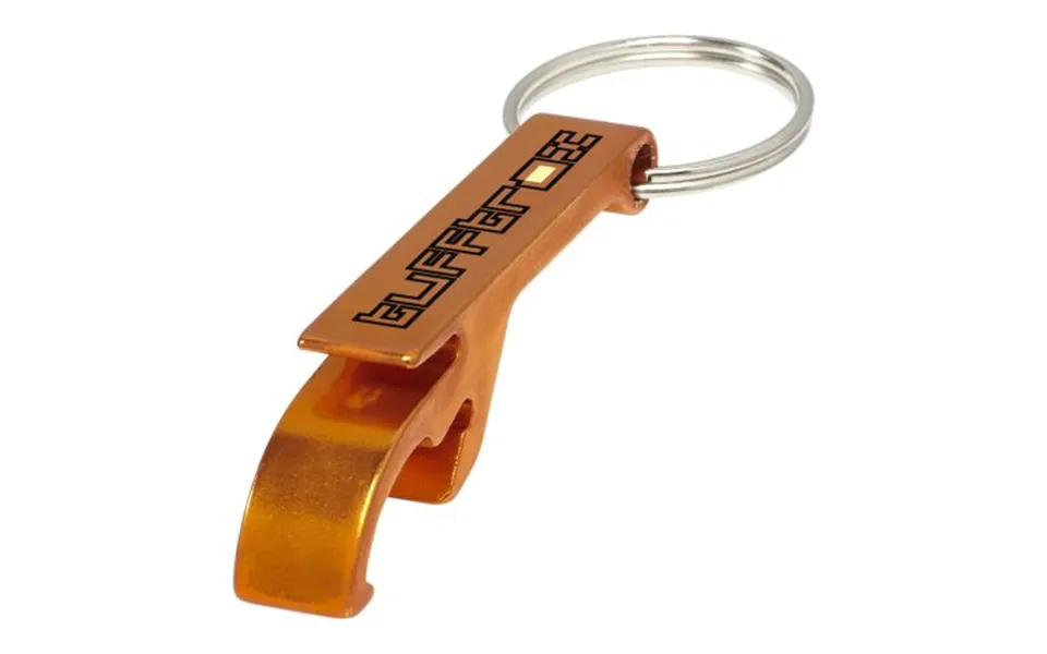 Promotional Tao Bottle & Can Opener Keychain Orange Branded With Your Logo