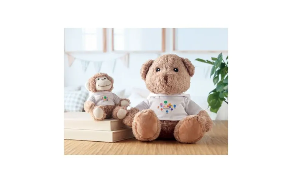 Promotional Teddy Bear Plush White Branded With Your Logo