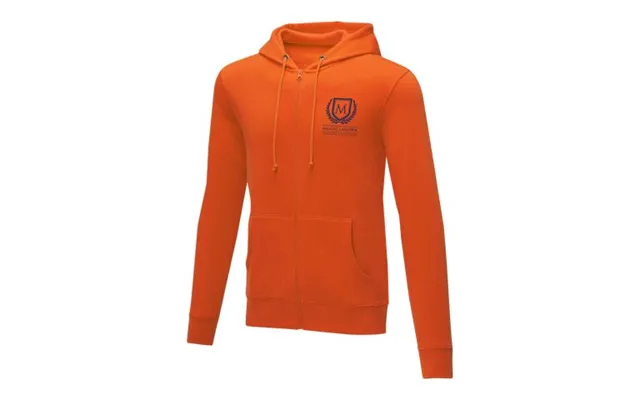 Promotional Theron Men’s Full Zip Hoodie Orange Branded With Your Logo product image