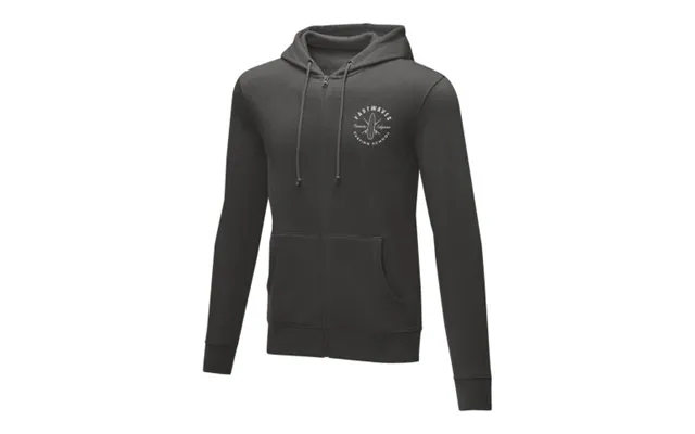 Promotional Theron Men’s Full Zip Hoodie Storm Grey Branded With Your Logo product image