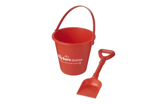 Promotional Tides Beach Bucket And Spade Red Branded With Your Logo