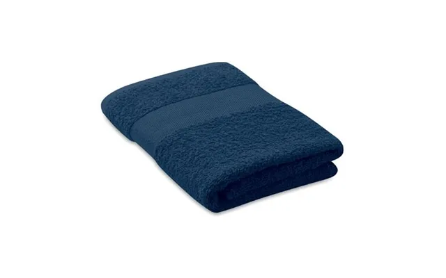 Promotional Towel Organic 50x30cm Blue Branded With Your Logo product image