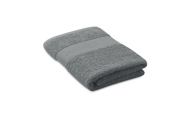 Promotional Towel Organic 50x30cm Grey Branded With Your Logo product image