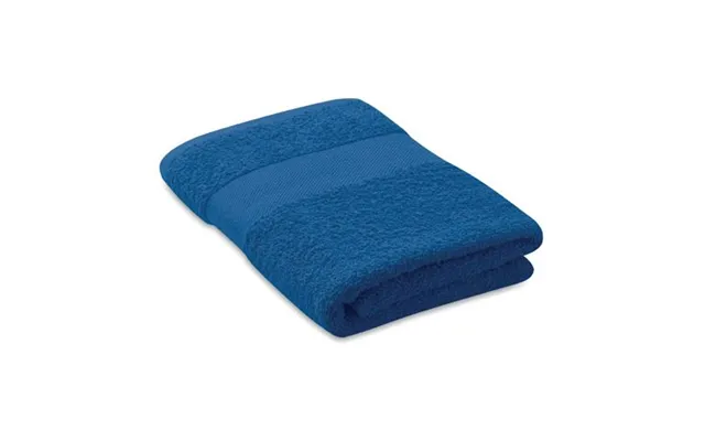Promotional Towel Organic 50x30cm Royal Blue Branded With Your Logo