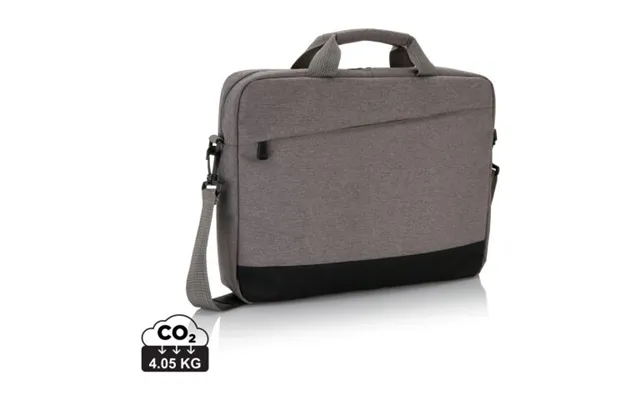 Promotional Trend 15 Laptop Bag Grey-black Branded With Your Logo