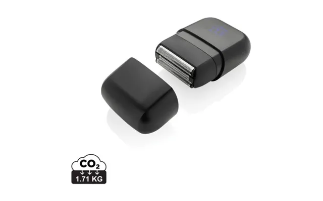 Promotional Trimblade Re-chargeable Travel Shaver Ipx7 Black Custom Branded Merch With Logo For Bulk Corporate Gifts
