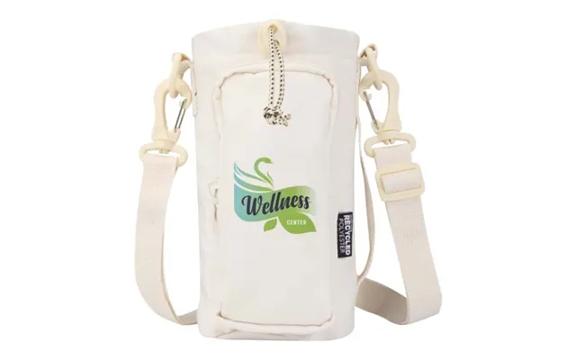 Promotional Trip Aware Recycled Travel Bottle Bag 2l Ivory White Branded With Your Logo