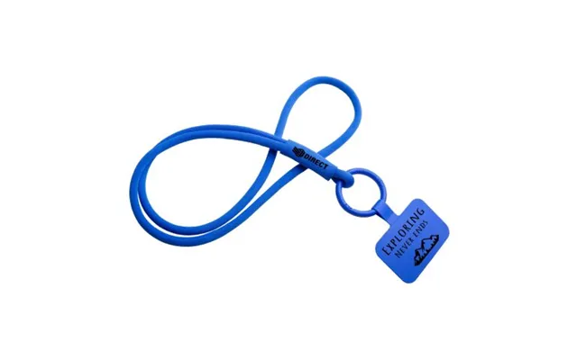 Promotional Tubyard Lanyard Phone Holder With Elastic Tube Ocean Blue Custom Branded Merch With Logo For Bulk Corporate 