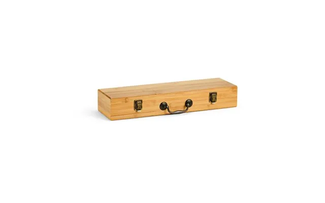 Promotional Turner Barbecue Set Bamboo. With Case - Tong