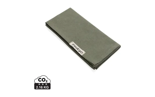 Promotional Ukiyo Aware 180gr Rcotton Table Napkins 4pcs Set Green Branded With Your Logo product image