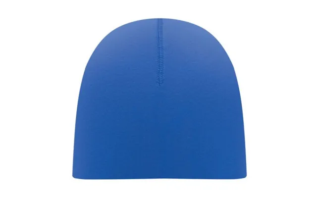 Promotional Unisex Beanie In Cotton Royal Blue Branded With Your Logo