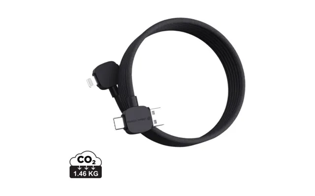 Promotional Urban Vitamin Stockton 65w Rcs Rtpe Rpet Magnetic Cable Black Branded With Your Logo
