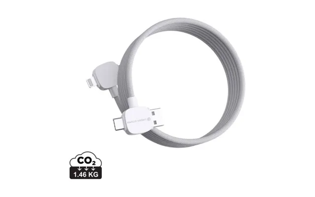 Promotional Urban Vitamin Stockton 65w Rcs Rtpe Rpet Magnetic Cable White Branded With Your Logo