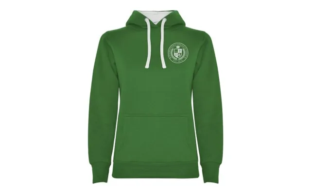 Promotional Urban Women's Hoodie Kelly Green-white Branded With Your Logo product image