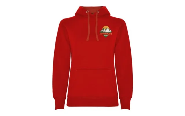 Promotional Urban Women's Hoodie Red Branded With Your Logo product image