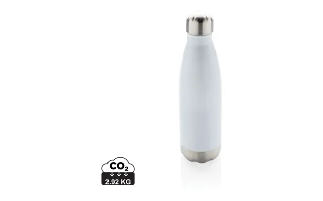Promotional Vacuum Insulated Stainless Steel Bottle White Branded With Your Logo