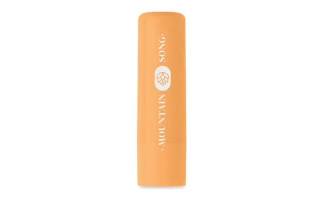 Promotional Vegan Lip Balm In Recycled Abs Orange Branded With Your Logo