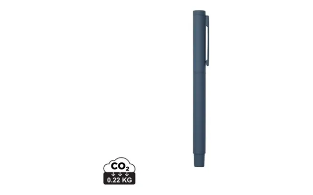 Promotional Vinga Baltimore Rcs Recycled Ss Pen Blue Branded With Your Logo
