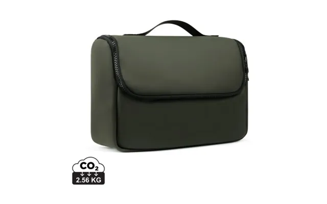 Promotional Vinga Baltimore Travel Toiletry Bag Green Branded With Your Logo