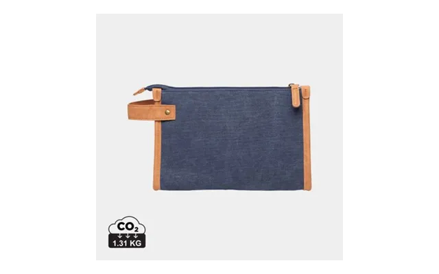 Promotional Vinga Bosler Wash Bag Navy Branded With Your Logo