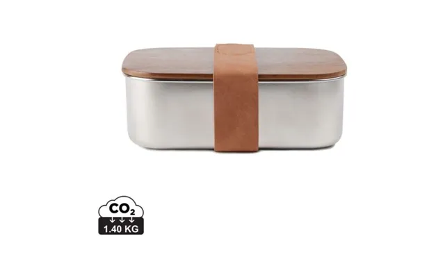 Promotional Vinga Ciro Rcs Recycled Steel Lunch Box Steel Branded With Your Logo