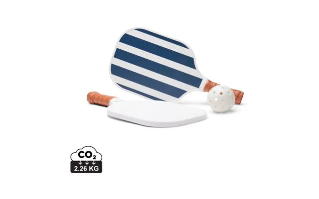 Promotional Vinga Lagoa Pickleball Set Navy-white Custom Branded Merch With Logo For Bulk Corporate Gifts
