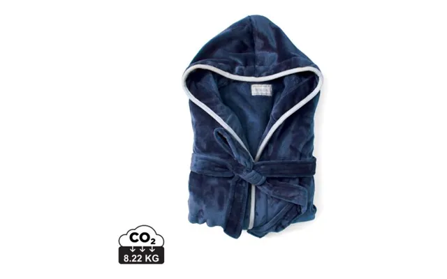 Promotional Vinga Louis Luxury Plush Rpet Robe Size L-xl Navy Branded With Your Logo product image