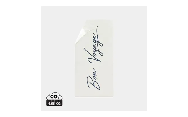 Promotional Vinga Lounge Chair Towel White-blue Custom Branded Merch With Logo For Bulk Corporate Gifts