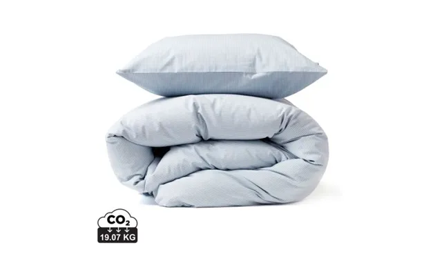 Promotional Vinga Montgomery Premium Cotton Bed Linen - 4 Pcs Set Blue Branded With Your Logo product image