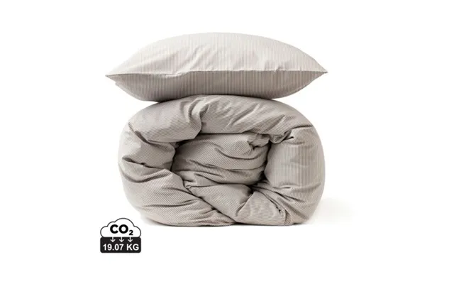 Promotional Vinga Montgomery Premium Cotton Bed Linen - 4 Pcs Set Grey-white Branded With Your Logo product image