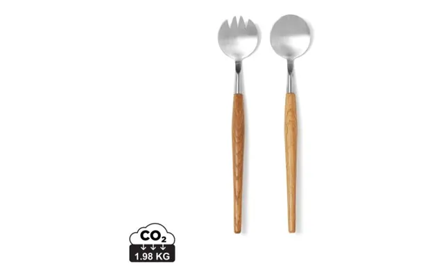 Promotional Vinga Retro Serving Cutlery Brown Branded With Your Logo