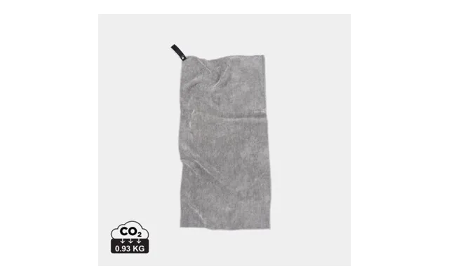 Promotional Vinga Rpet Active Dry Towel 40x80 Grey Branded With Your Logo product image