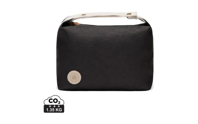 Promotional Vinga Sortino Rcs Toiletry Bag Black Branded With Your Logo