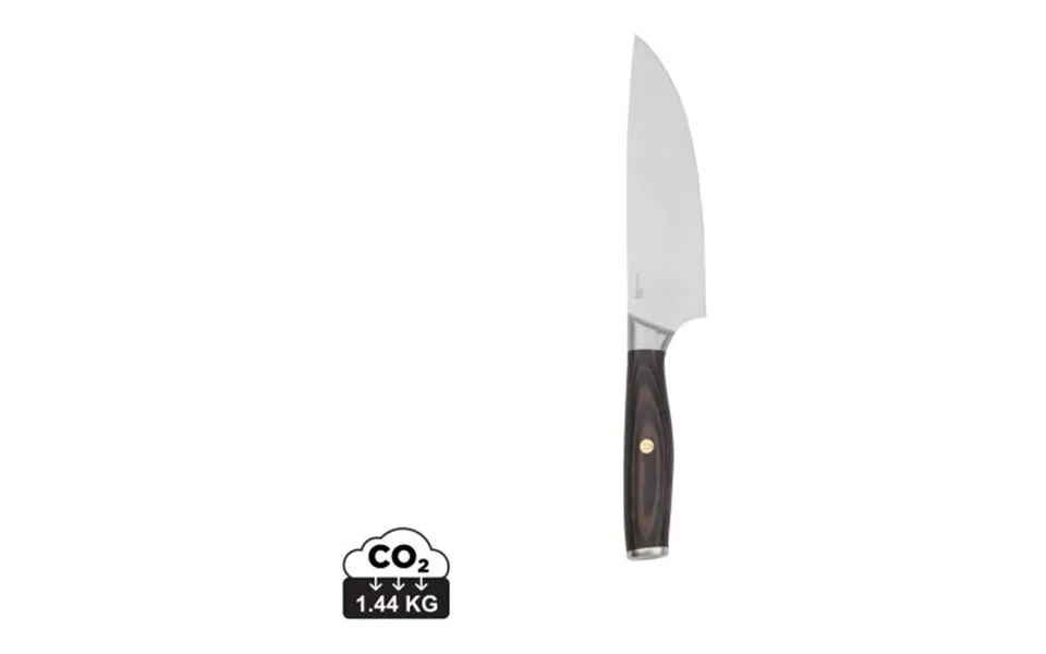 Promotional Vinga Tara Rcs Recycled Steel Chef's Knife Steel-brown Branded With Your Logo