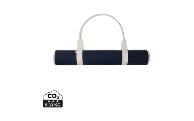 Promotional Vinga Volonne Aware Recycled Canvas Beach Mat Blue-off White Branded With Your Logo