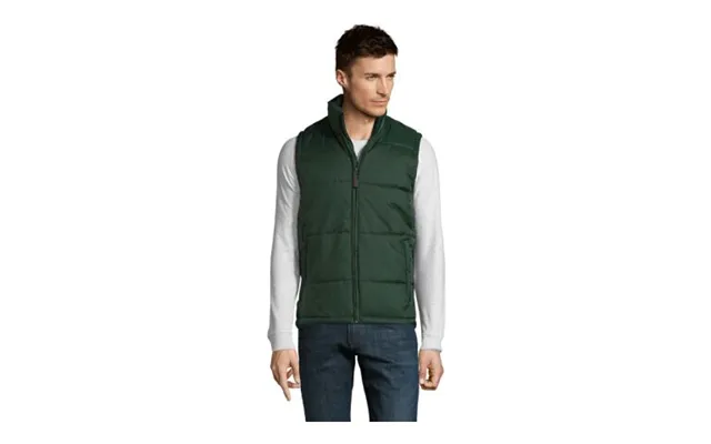 Promotional Warm Quilted Bodywarmer Bottle Green Branded With Your Logo