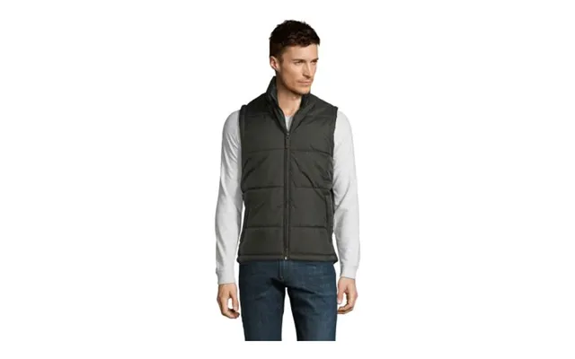 Promotional Warm Quilted Bodywarmer Charcoal Grey Branded With Your Logo