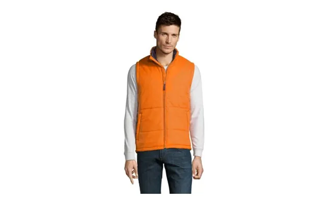 Promotional Warm Quilted Bodywarmer Orange Branded With Your Logo
