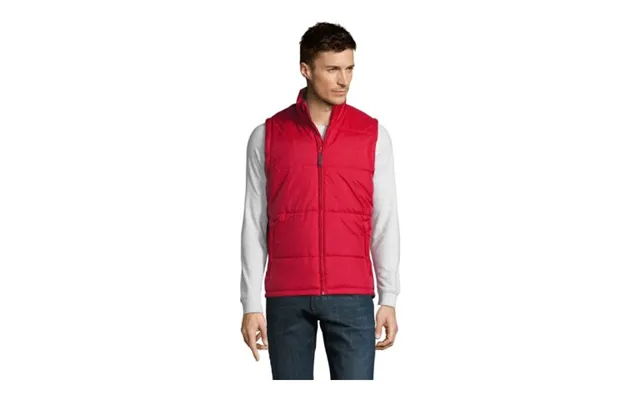 Promotional Warm Quilted Bodywarmer Red Branded With Your Logo