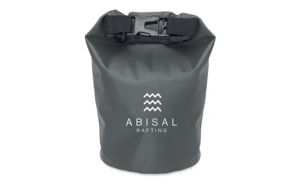 Promotional Waterproof Bag 210t Rpet 1,5l Grey Branded With Your Logo