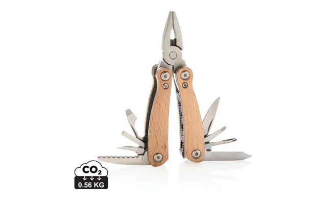 Promotional Wood Multitool Mini Brown Branded With Your Logo