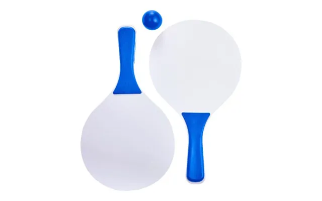 Promotional Wooden Bat And Ball Set Eliza Blue Branded With Your Logo