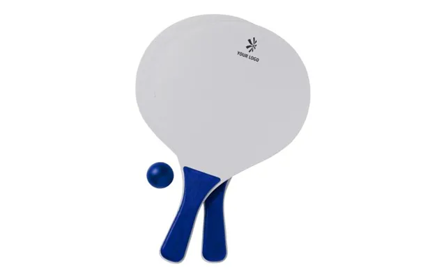 Promotional Wooden Beach Bat And Ball Set Fabien Red Custom Branded Merch With Logo For Bulk Corporate Gifts
