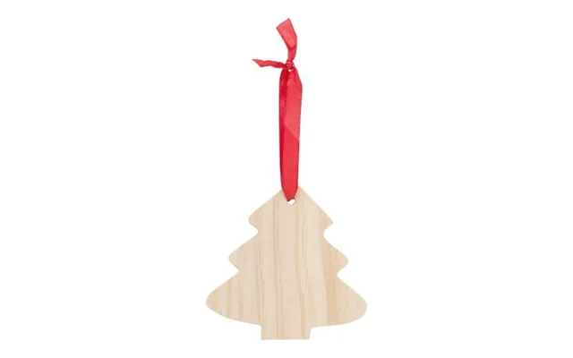 Promotional Wooden Christmas Ornament Tree Imani Brown Branded With Your Logo