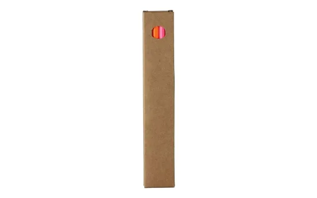 Promotional Wooden Highlighter Pencil Set Kaden Brown Branded With Your Logo